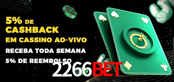 Promoções do cassino ao Vivo 2266bet